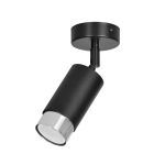 Emibig Taklampe Hiro Stål Svart | Egnet for 1x GU10 - Max 10W